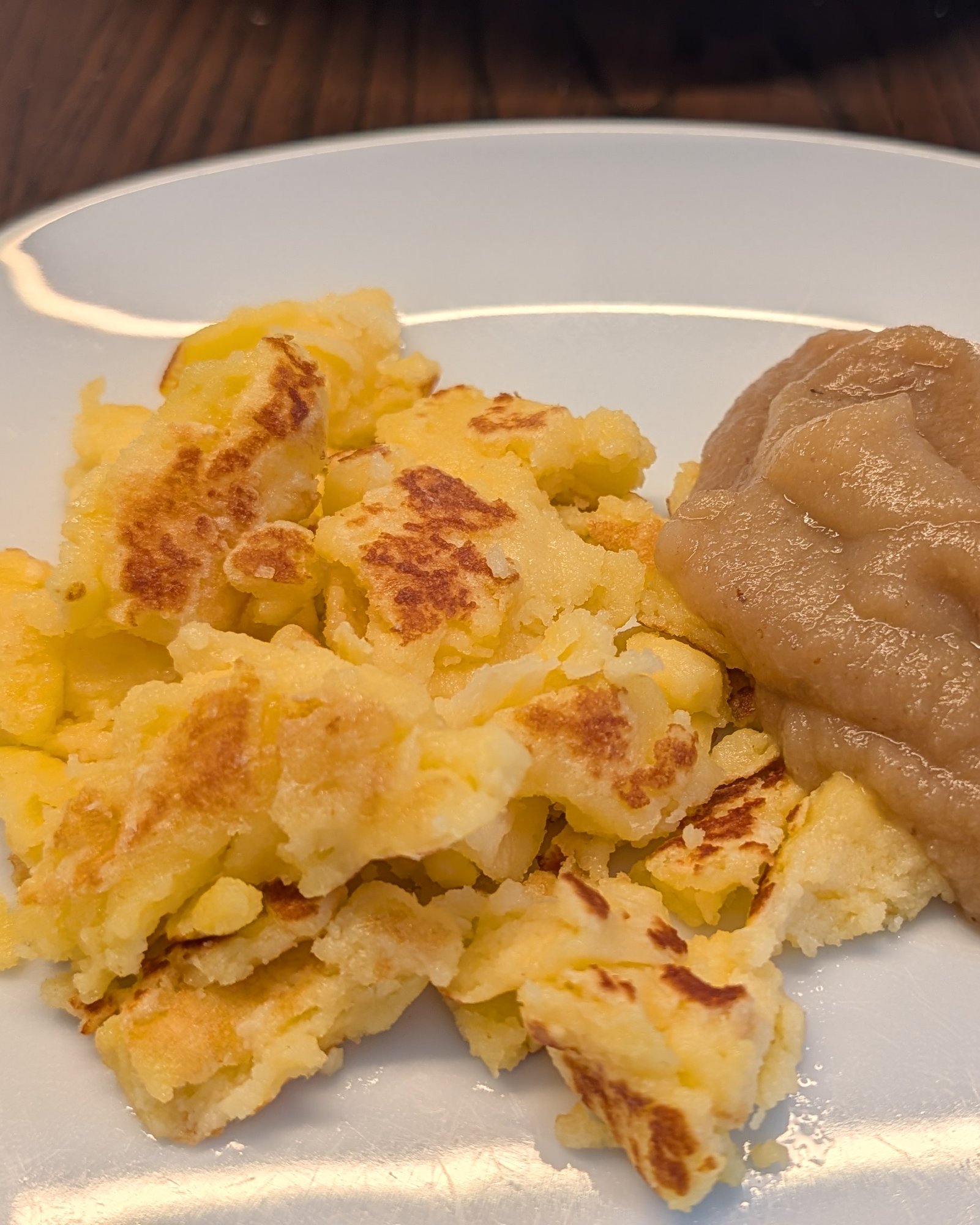 Gluten-Free Kaiserschmarrn with Apple Sauce